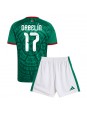 Mexiko Orbelin Pineda #17 Domácí dres pro děti MS 2026 Krátký Rukáv (+ trenýrky)